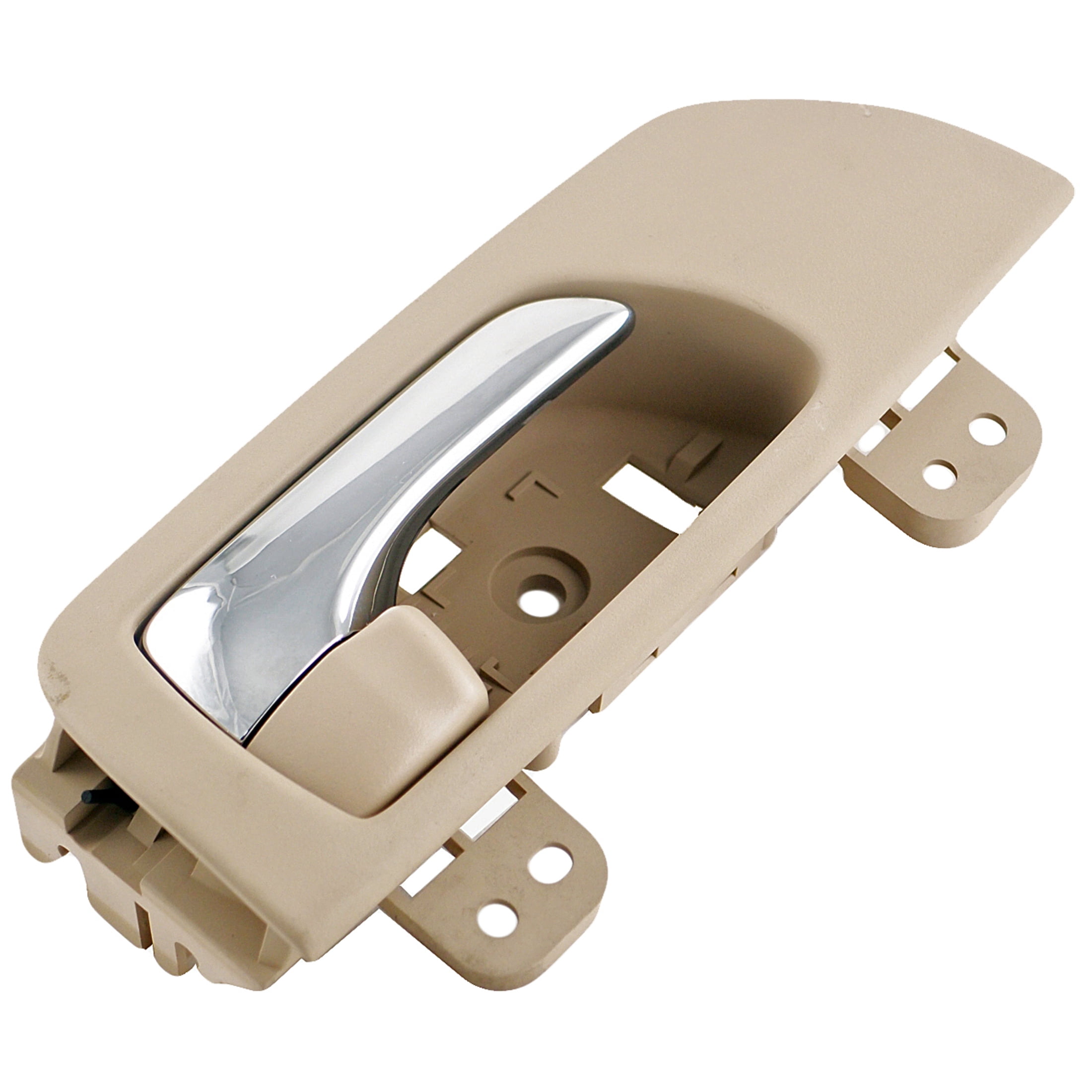 Dorman 79846 Front Passenger Side Interior Door Handle for Specific Lexus Models, Chrome Lever; Black Housing