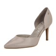 thumbnail image 1 of Zapato de tacón Calvin Klein Gloria Taupe Snake con punta fina y tacón de 8,3 cm, 1 of 3