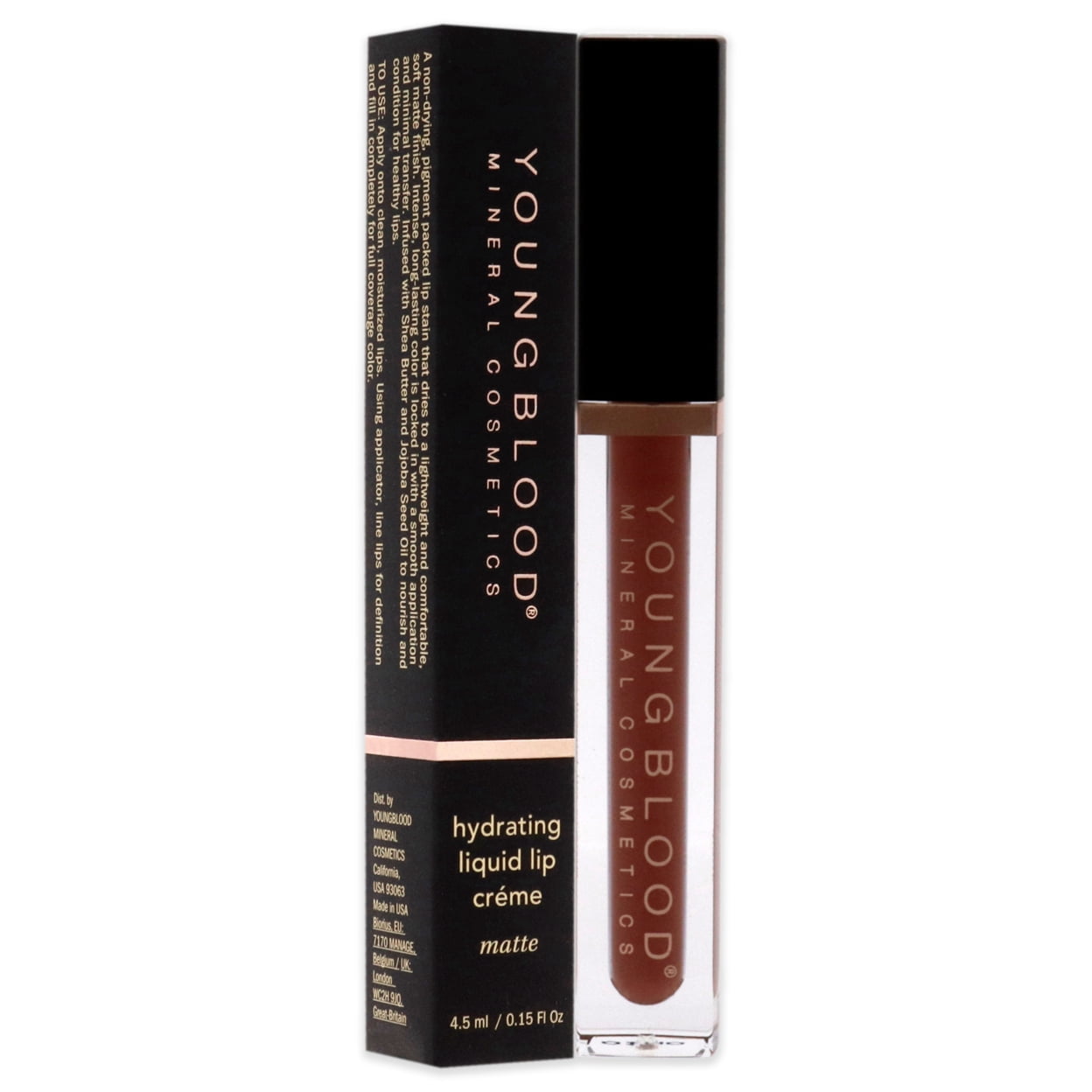 Hydrating Liquid Lip Creme - Cashmere by Youngblood for Women - 0.15 oz Lipstick
