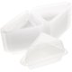 thumbnail image 1 of 100 juegos de cajas transparentes para sándwiches, cajas portátiles para pasteles y sándwiches., 1 of 8