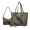Vintage Crow Baroque, variant on Tutolipy Bunny Mom Theme 3 Pieces Tote Bag Set for Ladies, Lightweight Tote Purse with Portable Wristlet Purse, with Personalized Underarm Shoulder Bag