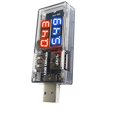 thumbnail image 2 of Speravity Voltímetro LED Amperímetro digital DC 100V 10A Medidor de voltaje de corriente USB Coche Motocicleta Volt Amp Detector Tester Automoción decorativa y accesorios Speravity VI002831-00, 2 of 6