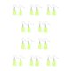 thumbnail image 1 of Minnieouse Pendiente de gota con forma de oso de dibujos animados, accesorios populares encantadores, pendientes colgantes de patrón largo, boda, Verde 10piezas, 1 of 6
