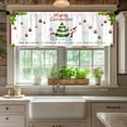 thumbnail image 2 of 1PC Multi Colour Floral Short Curtain Kitchen Curtain Half Curtain Border Christmas Small Window Decoration Polyester Cotton, 2 of 5