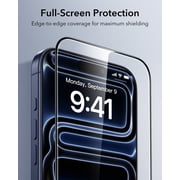 ESR 3-Pack Screen Protector Compatible with iPhone 18 Pro Max/17 Pro Max, Military-Grade 9H Hardness Tempered Glass with UltraFit Alignment Frame, Full Coverage