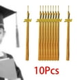thumbnail image 6 of Milageto 10Pcs Graduation Cap Hat Tassel Academic Charm Gift Decoration for Graduates yellow, 6 of 8