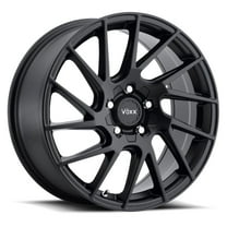 Falco Custom Wheel 17x7.5 inch 5-112 Bolt-Pattern 40 Offset Matte Black Rim Style Mesh for Passenger