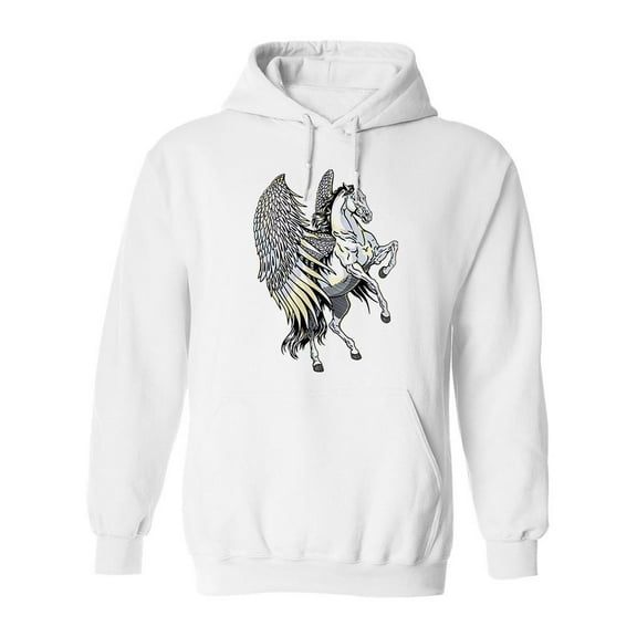Mythological Winged Horse Hoodie Men -Image by Shutterstock, Male x-Large