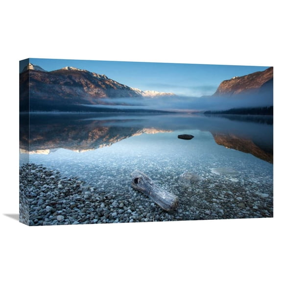 Global Gallery Bor,'BohinjS Tranquility' Stretched Canvas Artwork