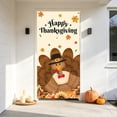 thumbnail image 5 of KKOUHV Thanksgiving Decorations, Fall Harvest Door Covers for Front Door Cover, Turkey Pumpkin Fall Door Cover, Indoor Outdoor Party Photo Booth Props, 5 of 7