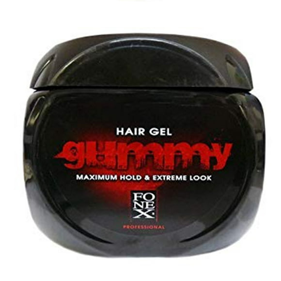 Gummy Men's Hair Gel, Maximum Hold Extreme Look, 16.9oz