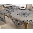 thumbnail image 3 of SARO LIFESTYLE Irena Collection Tapis de Table Design Perlé à la Main, 16" x 72", Noir, 3 of 3