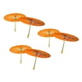 thumbnail image 2 of TJ Global PACK OF 6 Japanese Chinese 33" Umbrella Parasol For Wedding Parties, Photography, Costumes, Cosplay, Decoration And Other Events - 6 Umbrellas (Orange), 2 of 2