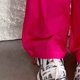 thumbnail image 6 of Splozh Toddler Cargo Pants Girls Fashion Wide Leg Cargo Pants Baggy Cargo Trousers Hiking Pants Hot Pink,15-16 Years, 6 of 7