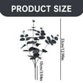thumbnail image 3 of AKEGAMN Liquidation! Tiges Artificielles Feuilles Noires Branches Décoration Fleurs Noires Gothique Salle de Bain Table Maison Ferme Esthétique Tiges Artificielles Feuilles Noires Branches Halloween, 3 of 9