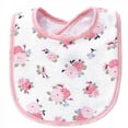 thumbnail image 4 of Luvable Friends Baby Girl Cotton Terry Bibs 10pk, Floral, One Size, 4 of 4