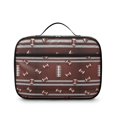thumbnail image 2 of Football Stripe Brown Pattern Insulated Lunch Bag Teens,Bento School Lunch Bag for Teens for Work,Picnic or Travel 10.6x7.7x4.3 Inches,12 Can Capacity, 2 of 6
