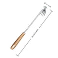 thumbnail image 3 of Rewenti Wooden Handle 2 In 1 Weeding Hoe and Rake Garden Remover Tool, 3 of 8