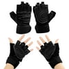 Workout Gym Half Finger Gloves Weight Lifting Wrist Wrap Sports Exercise Training Fitness