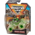 thumbnail image 7 of Monster Jam, Official Grave Digger Chase Monster Truck, Die-Cast Vehicle, 1:64 Scale, 7 of 7