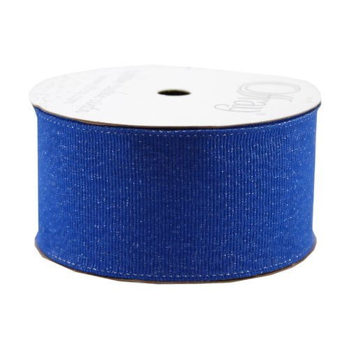 Offray Ribbon, Blue 1 1/2 inch Grosgrain Ribbon, 9 feet