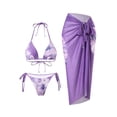 thumbnail image 2 of Trajes de baño para mujer, conjunto de traje de baño estampado de dos piezas a la moda para mujer, trajes de baño para mujer, trajes de baño para mujer, trajes de baño de moda de playa para mujer, 2 of 9