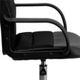 thumbnail image 6 of Scranton & Co Faux Leather/Mesh Mid-Back Office Chair in Black, 6 of 9
