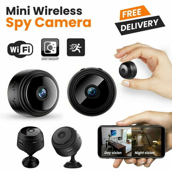 Cankypu Mini Camera, WiFi Wireless Home Security 1080P HD Small Home Security Cameras for Outdoor Indoor