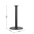 thumbnail image 4 of Emma + Oliver 24" Round Cast Iron Bar Table Base with 4" Dia. Column, 4 of 4
