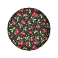 thumbnail image 2 of Kll Sweet Red Cherry Tire Cover,Universal Wheel Tire Cover For Trailer, Rv, Suv, Truck,Camper And Many Vehicle,(15 Inch), 2 of 8