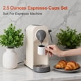 thumbnail image 4 of Unique Bargains 2.5oz Ceramic Espresso Cups with Wooden Handle Porcelain Espresso Shot Cups Set of 2 Demitasse Cups for Coffee or Tea White, 4 of 7