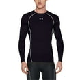 thumbnail image 3 of Under Armour Men's HeatGear Armour Long Sleeve Compression Shirt 1257471-001 Black, 3 of 3