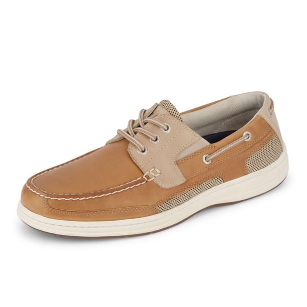 Zapato Náutico Beacon para Hombre Dockers en Cuero Tan con Protección contra Agua Talla 11 Ancha