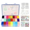 thumbnail image 1 of Craft Fuse Bead Kit, 3D 24 Colors Fuse Bead Set  For Home, 1 of 7