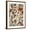 Brown Frame, variant on Art.com Les Fleurs I Giclee Print by Jodi Maas, 12" x 16"