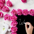 thumbnail image 2 of Coolmade Rose Flower Heads, Artificial Roses for Weddings and Crafts (3 in, Deep Pink, 100), 2 of 5