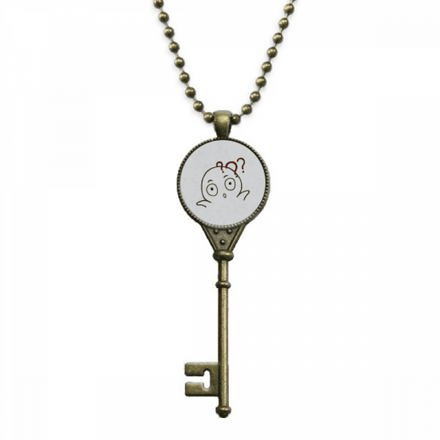 Doubt Porte-Clés Pendentif Noir Mignon Visage de Chat Dessin Animé Plateau Orné Chaîne