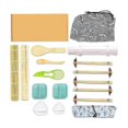 thumbnail image 1 of Sushi Maker Set Sushi Mold Roller Kit Vegetable Meat Rolling Bamboo Mat Diy Kitchen Tool Accessorie, 1 of 4