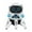 White, variant on Daisyyozoid Children's Electric Universal Robot Cool Light Music Mechanical Walking Robot Toy