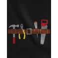 thumbnail image 3 of Tstars Boys Builder Easy Halloween Costume Workman Tool Belt Handyman T-Shirt Navy 4T, 3 of 6