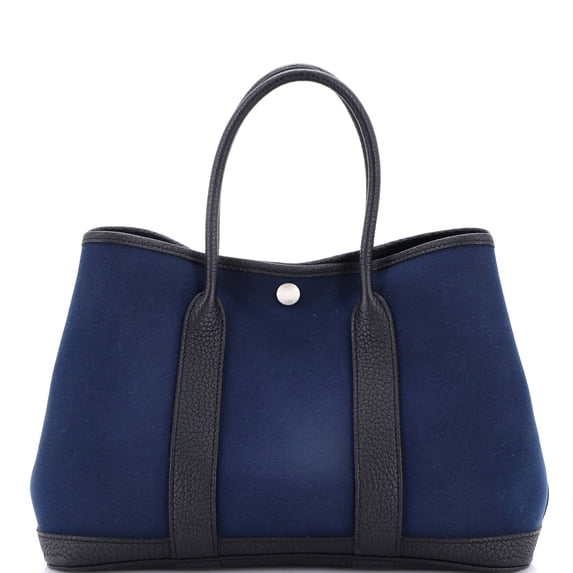 Pre-Owned Garden Party Tote Toile and Leather 30 By Rebag