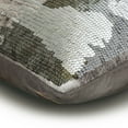thumbnail image 6 of The HomeCentric Pillow Case Custom, Grey Pack of 2, 12x12 inch (30x30 cm) Throw Pillows, Velvet Sequins, Ombre & Foil Throw Pillows For Couch, Ombre Modern Style Halloween Decorations Easter - Exodus, 6 of 10