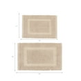 thumbnail image 3 of Jean Pierre New York Sophie Border 100% Cotton Non-Slip Bath Mat Set - Ivory - 17x24/20x32, 3 of 8