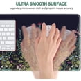 thumbnail image 6 of Large Gaming Mouse Pad Extended Mouse Pad with Stitched Edge, Keyboard Mouse Mat Non-Slip Rubber Base Desk Pad 31.5x11.8 inch for Office Home Game Work, Flowers Plants, 6 of 6
