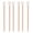 17inch 6pcs, variant on OIUR Electroculture Plant Stakes Copper Gardening Antenna Stakes Spiral Copper Wire on Wooden Stakes for Electroculture Plants Fruits Vegetables Growth High-Yield