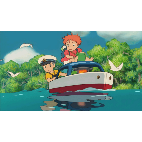 Ponyo Diamond Painting,Diamond Painting Kits for Adults,Anime Diamond Art,Suitable for Home Wall Decoration 12x16 Inch