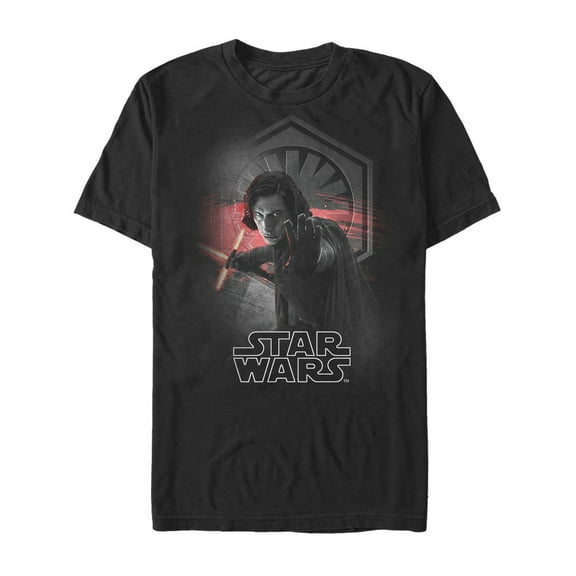 Men's Star Wars The Last Jedi Kylo Ren Control Graphic Tee Black 4X Large