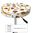 thumbnail image 4 of Xecao's Baseball Sport Print Stool Covers offer stylish, washable protection for PU round bar stools, perfect for home or commercial use., 4 of 7