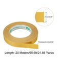 thumbnail image 2 of Uxcell 25mmx20m Double-Sided Adhesive Tape Duct Cloth Mesh Fabric, Yellow 1 Roll, 2 of 5