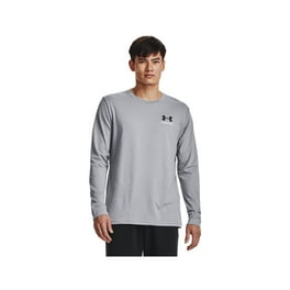 Under Armour Men s Velocity 2.0 1 4 Zip Loose Black Long Sleeve Shirt Walmart
